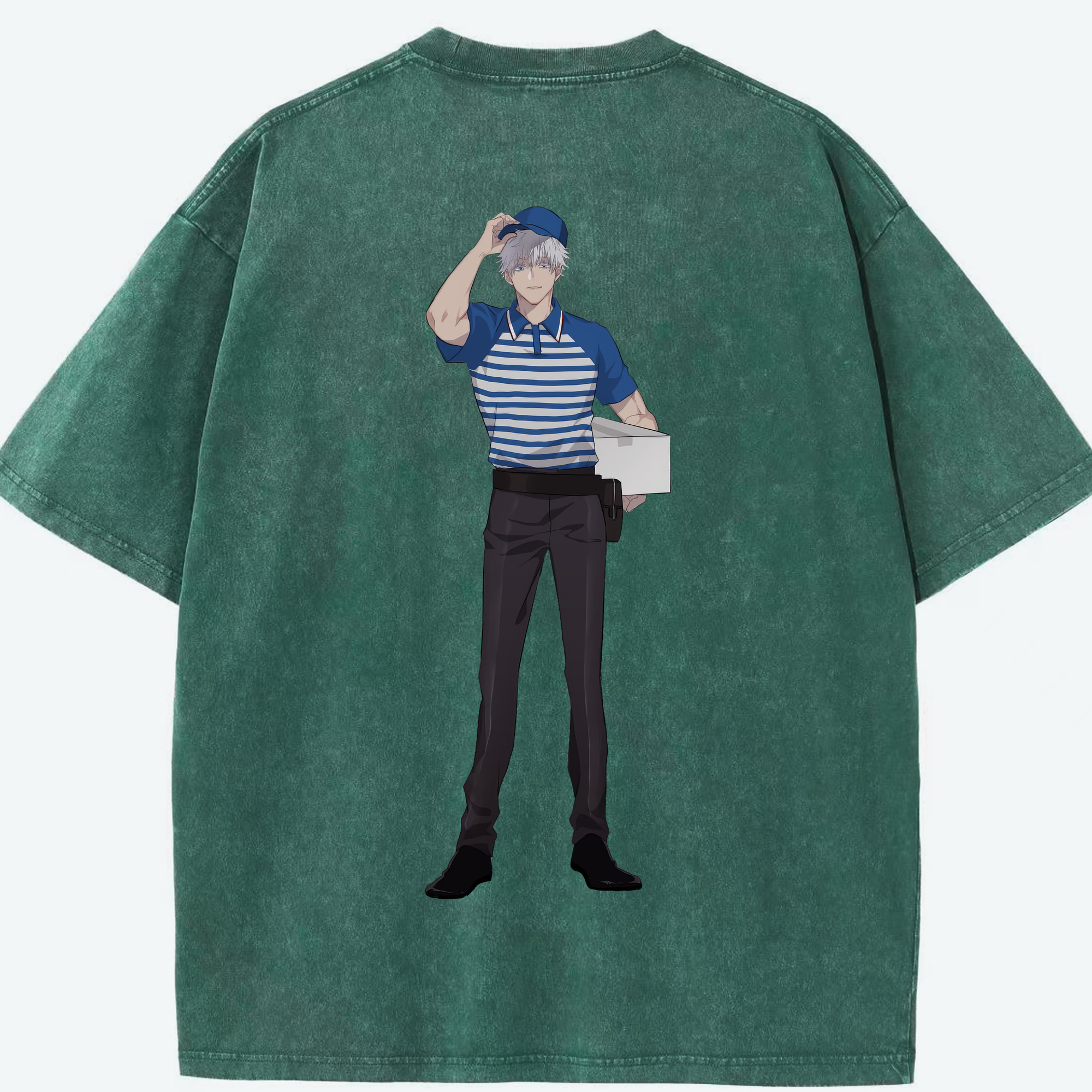 （画像用） 呪術廻戦 Jujutsu Kaisen 綿100% ヴィンテージ風 半袖Tシャツ（背面プリント）